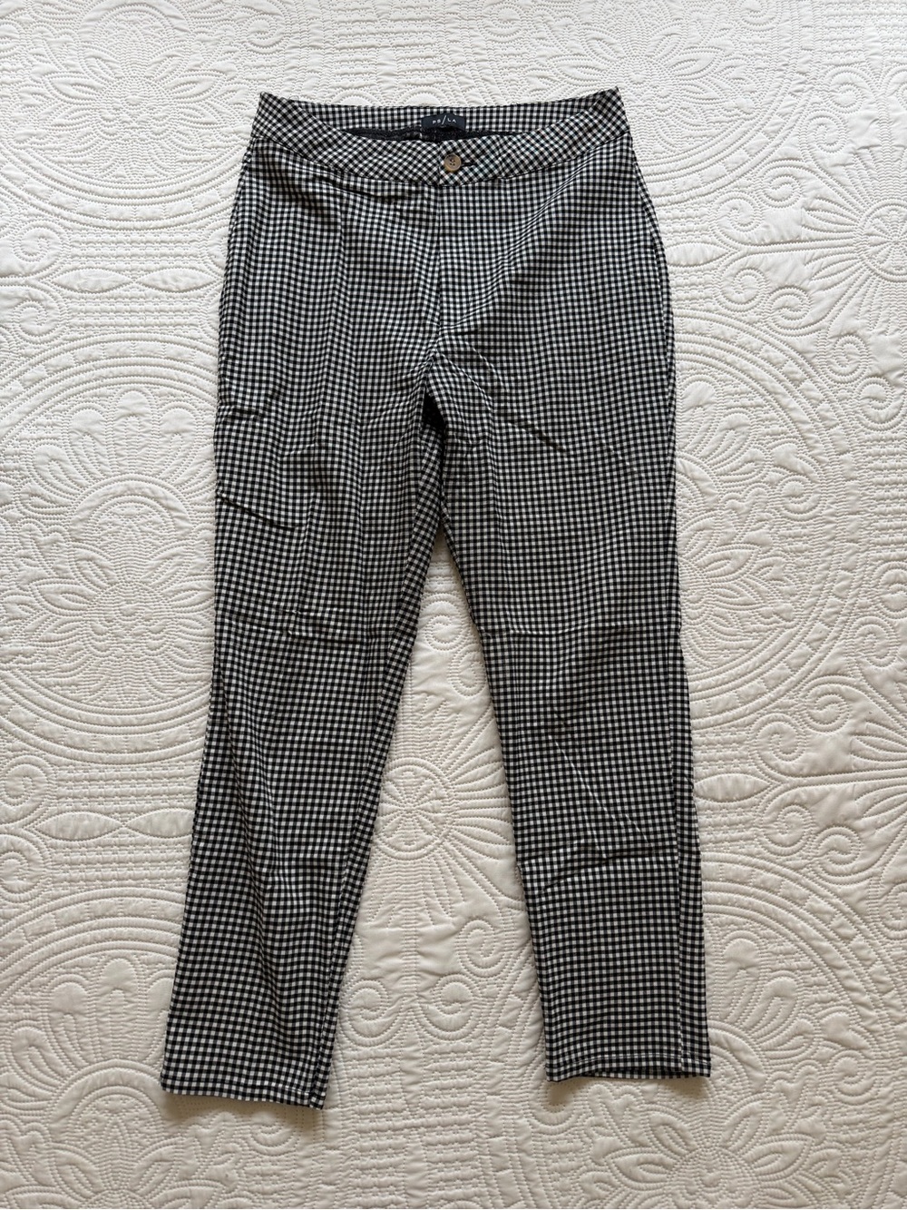 Gingham Capri Pants